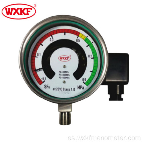 Monitor de calibre de densidad de gas de 100 mm para SIG